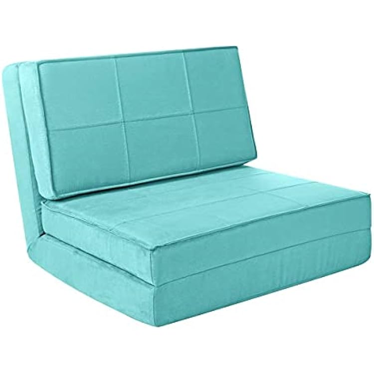 Urban Lifestyle Ultra Suede Convertible Flip Chair, Teal