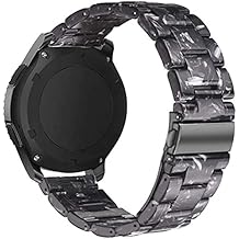 Quick Release Watch Resin Band 22mm 20mm 18mm,Women Men Wacth Bands Compatible with Samsung Galaxy Watch/Huawei Watch/Amazfit Stratos/Garmin Watch/Asus Zenwatch 2